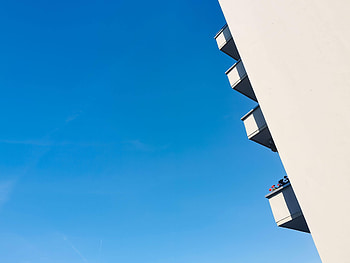 Sky, Building, Miscellanea, Miscellaneous, Balcony HD wallpaper