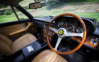 Ferrari 365 GT Interior, ferrari, cars HD wallpaper