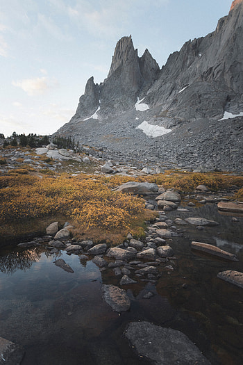 Landscape, Nature, Rivers, Stones, Mountains, Shore, Bank HD phone wallpaper