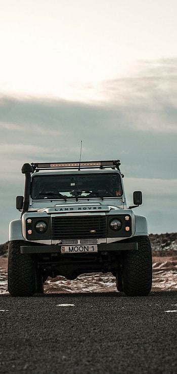 Land Rover SUV cars, Front view HD phone wallpaper