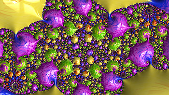 Trippy Psychedelic Fractal, colorful, colors, artistic, Abstract, fractal HD wallpaper