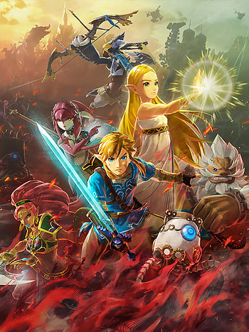 Hyrule Warriors: Age of Calamity, Artwork , Cat with monocle, Gaming HD phone wallpaper