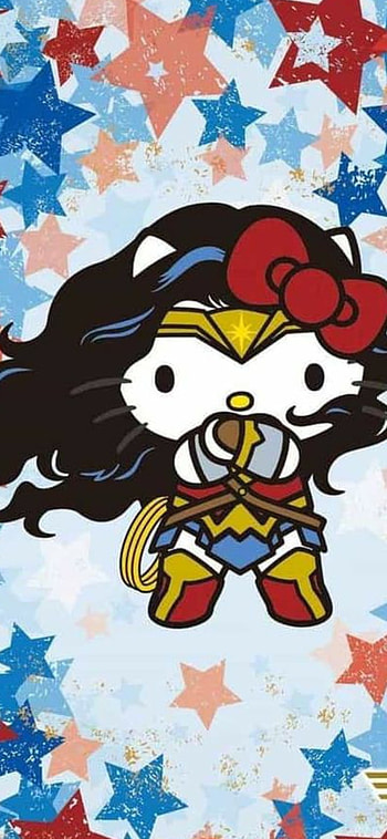 Hello kitty, art, cartoon HD phone wallpaper