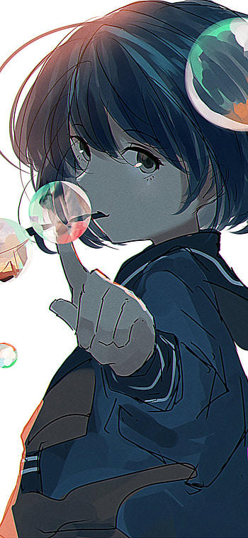 Bubble Gaze — Anime Girl , Anime, girl, anime girl HD phone wallpaper