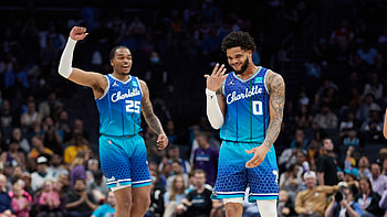 Jazz vs Hornets, Miles Bridges HD wallpaper