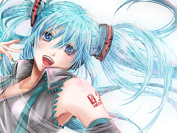 Hatsune Miku, awesome, artistic, nice, hatsune, real, aqua eyes, sexy, white, art, twintail, hot, girl, headset, singer, aqua, anime girl, anime, pretty, drawing, virtual, realistic, blue, black, song, heads, cute, vocaloid, beauty, miku, music, vocaloids, program, beautiful, diva, pink, aqua hair, red, cool, idol, micro HD wallpaper
