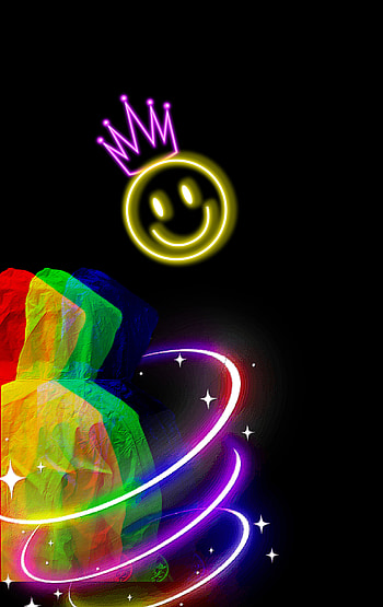 Six, art, neon HD phone wallpaper