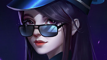 Caitlyn League Of Legends, caitlyn-league-of-legends, league-of-legends, games, artist, artwork, digital-art, artstation, fantasy-girls HD wallpaper