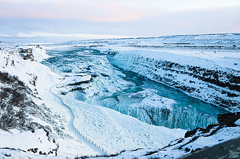 Winter, Nature, Rivers, Ice, Snow, Waterfall, Frozen HD wallpaper
