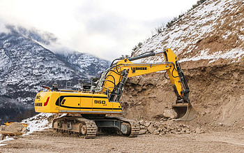 Liebherr R 960 SME Litronic, crawler excavators, 2022 excavators, construction machinery, special equipment, construction equipment, Liebherr HD wallpaper