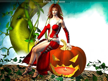 *** Waiting for Halloween ***, night, halloween, scary, fears, pumpkin, witch HD wallpaper