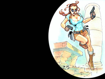 Tomb Raider, raider, comic, tomb, croft, female, lara HD wallpaper