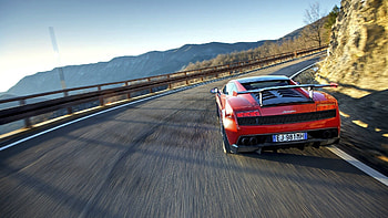 Traffic, Sports, Lamborghini, Cars, Movement, Sports Car HD wallpaper