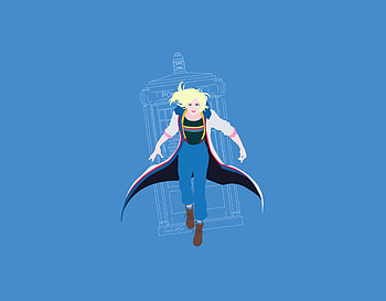 Doctor Who, minimal, tv show, art HD wallpaper