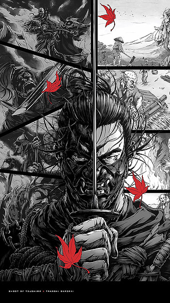 ghost oof tsushima, ghost of tsushima, ghost of tsushimaa HD phone wallpaper