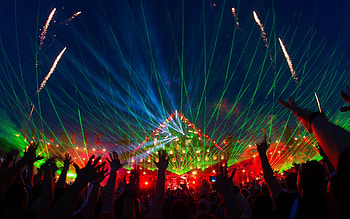 Music festival , Festive vibes, Immersive experience, Enchanting visuals HD wallpaper