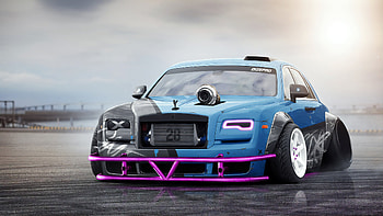 Rolls Royce Ghost Digital Art , rolls-royce-ghost, rolls-royce, cars, artstation, artist, artwork, digital-art HD wallpaper