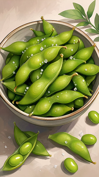 Edamame Glow / Salted Edamame Bliss / Green Pod / Pocket Edamame / Edamame Snack HD phone wallpaper