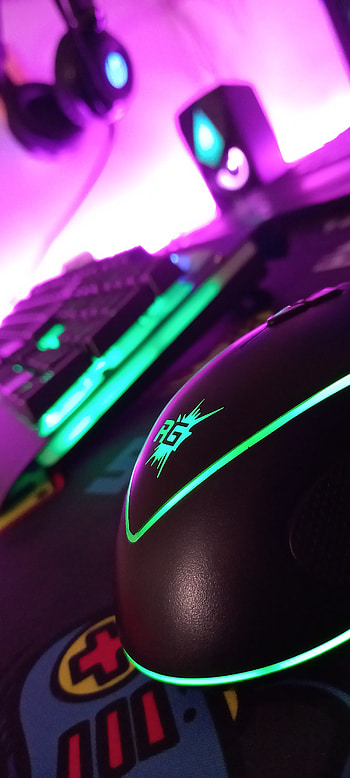 Rgb Gaming setup, mouse, peripheral HD phone wallpaper