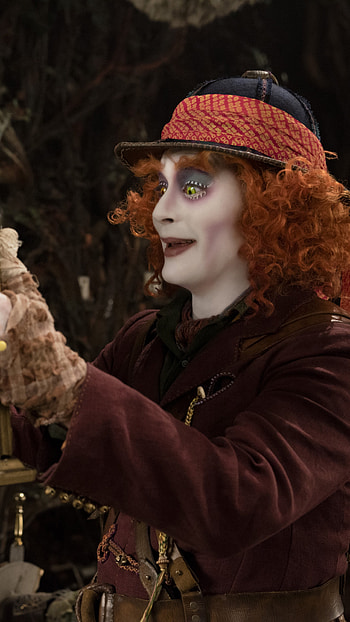 Alice, Looking Glass, Jonny Depp, Movies HD phone wallpaper