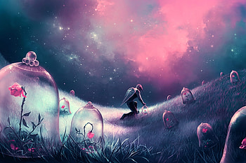 You Belong to Me, rose, digital, fantasy, art HD wallpaper