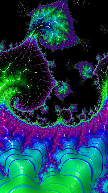 Fractal Art Trippy Psychedelic Background for Smart, trippy, colorful, colors, psychedelic, Abstract, fractal HD phone wallpaper
