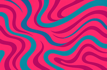 Vibrant Pink and Blue Abstract Waves, Abstract, colorful, pattern HD wallpaper