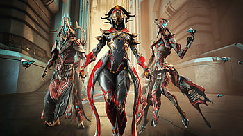 Saryn Mag Prime Nekros Prime Zephyr Prime Baruuk Warframe HD wallpaper