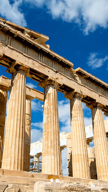 Parthenon , quality, Atmospheric lighting, Greece monument HD phone wallpaper