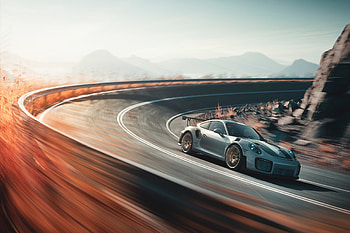 2018 Porsche 911 GT2 RS Front, porsche-911-gt2-r, porsche-911, porsche, cars, 2018-cars, artist, behance HD wallpaper