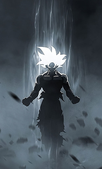 Goku, anime art, glowing eyes and hair . Dragon ball z , Dragon ball , Dragon ball, Goku Green HD phone wallpaper