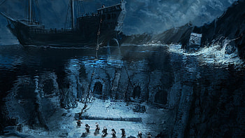 pirates of the caribbean ghost ship background Car Tuning HD wallpaper
