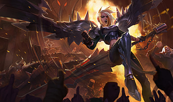 Pentakill Kayle Artwork League Of Legends, league-of-legends, games, fantasy-girls, artwork, artist, digital-art HD wallpaper