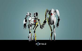 Portal 2, Co-op gameplay, Strategic teamwork, Endless fun HD wallpaper