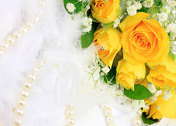 Flowers, Roses, Bouquet, Gypsophilus, Gipsophile, Decoration, Pearl HD wallpaper