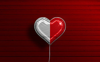 I Love Tyrone, , realistic balloons, red wooden background, Day of Tyrone, irish counties, flag of Tyrone, Ireland, balloon with flag, Counties of Ireland, Tyrone flag, Tyrone HD wallpaper