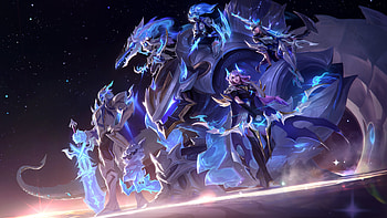 Aatrox DRX, Maokai DRX, Kindred DRX, Akali DRX, Ashe DRX, Caitlyn DRX, Ashe (League Of Legends), Akali (League Of Legends), Kindred (League of Legends), Maokai (League Of Legends), Aatrox (League of Legends), video game, League Of Legends HD wallpaper