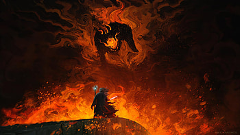 The Shadow And The Flame , warrior, flame, artist, artwork, digital-art, deviantart HD wallpaper