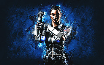 Jacqui Briggs, Mortal Kombat Mobile, Jacqui Briggs MK Mobile, Mortal Kombat, blue stone background, Mortal Kombat Mobile characters, grunge art, Jacqui Briggs Mortal Kombat HD wallpaper