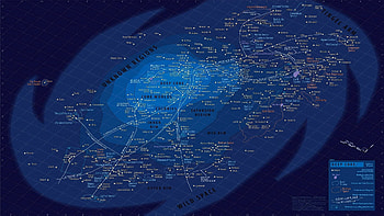 Star Wars Galaxy Map HD wallpaper