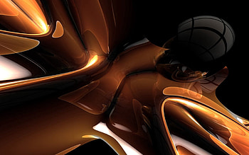 3D, Form, Shadow, Metal HD wallpaper