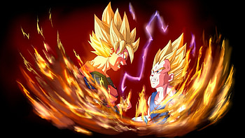 Goku vs Vegeta, goku, vegeta, vs HD wallpaper