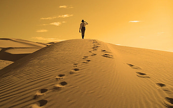 Footprint HD wallpaper