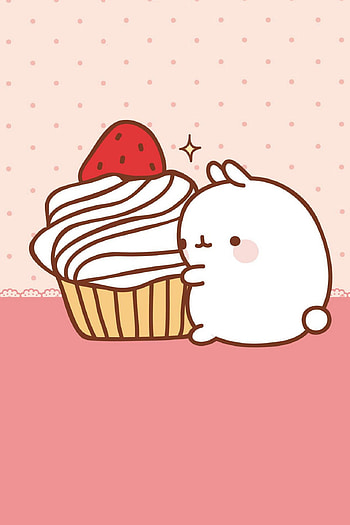 sweet kawaii Molang 2015 HD phone wallpaper
