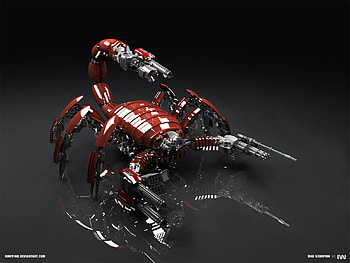 Scorpion, abstract, fantasy HD wallpaper