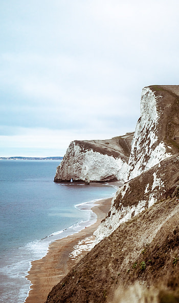 Hills, coast, landscape, nature HD phone wallpaper