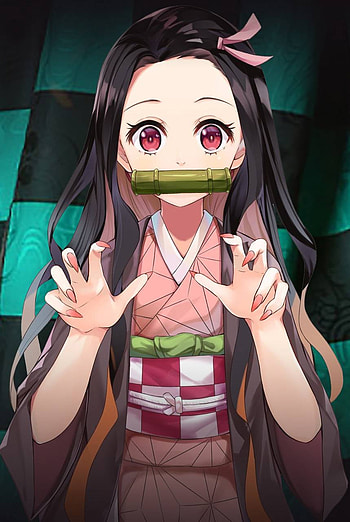 Anime Girl Nezuko Cute Face, Demon Slayer Nezuko Cute HD phone wallpaper
