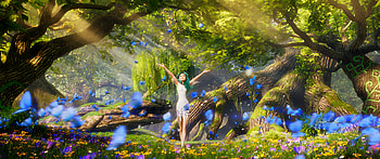 Mavka: The Forest Song – Enchanted Woodland Fairy Background, movie, Mavka The Forest Song HD wallpaper