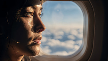 Window Seat Reverie —, Woman, Cloud HD wallpaper