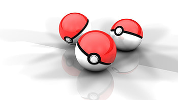 3D Pokeball, Pokemon GO HD wallpaper